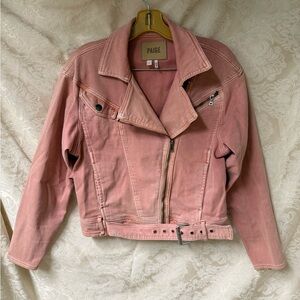 Paige Cropped Denim Jacket